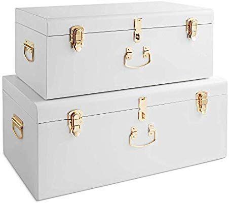 lockable metal box to fit inside trunk|extra large metal storage trunk.